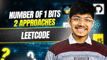 191. Number of 1 Bits | 2 Ways | O(No of Set Bits)