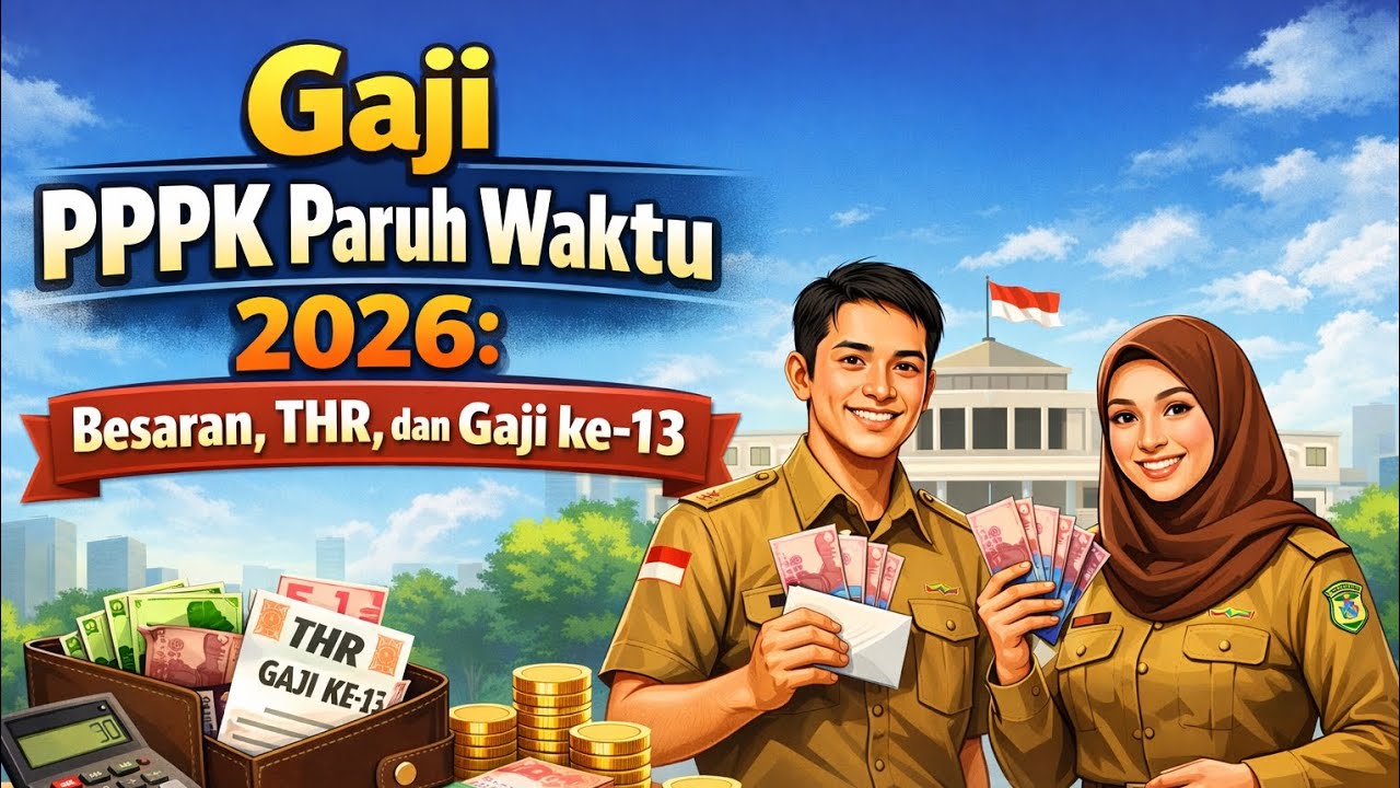 Gaji PPPK Paruh Waktu 2026: Besaran, THR, dan Gaji ke-13