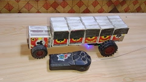 How to make Matchbox School Bus at home DIY matchbox Bus#video #project #experiment remote control