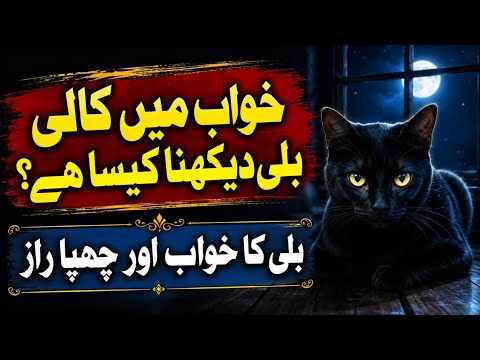 Khwab Mein Kali Billi Dekhna | Black Cat Dream Meaning & Tabeer