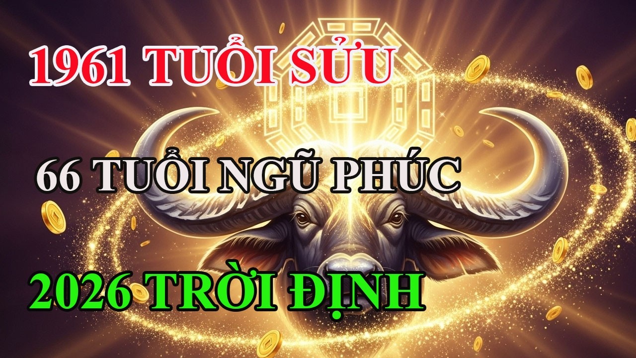 Tuổi Sửu 1961: 66 tuổi lộ “phúc mệnh thật”—2026 ngũ phúc lâm môn!