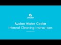 Avalon Water Cooler Internal Cleaning instructions