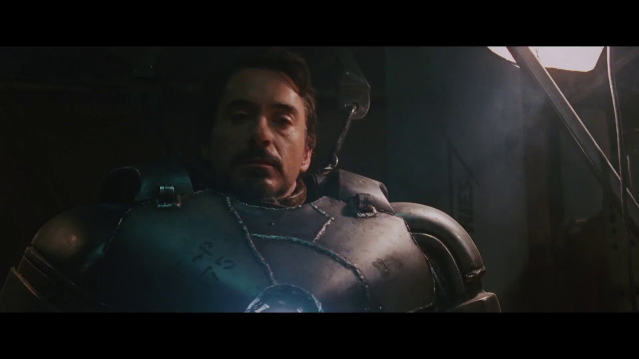 железный человек сцена после