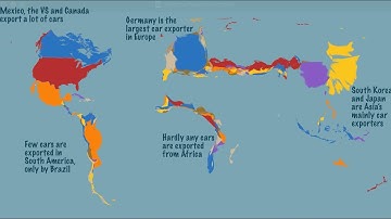 What is a Cartogram or Anamorphic map?