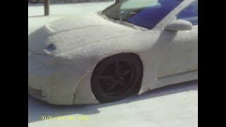 Acceleration : Twin Engine Mitsubishi Eclipse drive video ... 🏁 - Sand covered car - Dual Engines