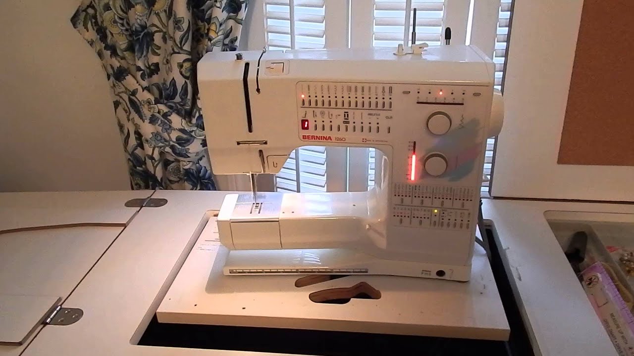 Bernina Sewing Machine on Lift YouTube