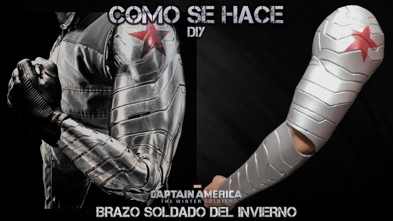 Como Se Hace: Brazo Soldado del Invierno - Marvel - Goma Eva - DIY