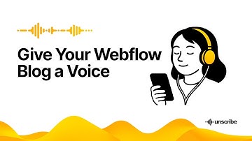 add audio to Webflow blogs fast (automate the annoying parts)