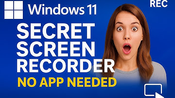 Secret Screen Recorder Inside Windows 11 😳 | No Installation Needed (2025)