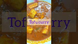 Tofu curry Indian style | vegan Recipe | High protein Recipe | Healthy cooking ytshorts shot tofu