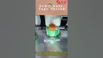 Semi-Automatic Single Roll large Tape Heat Shrinkage Packaging Machine