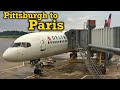 Full Flight: Delta Air Lines B757-200 Pittsburgh to Paris (PIT-CDG)