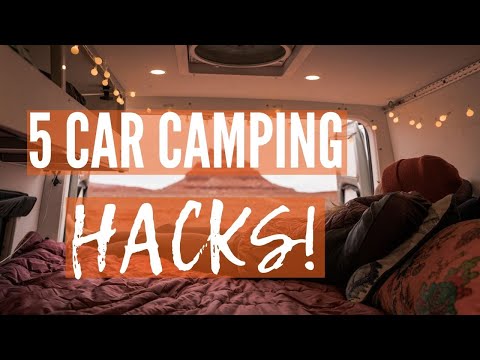 5 Car Camping HACKS