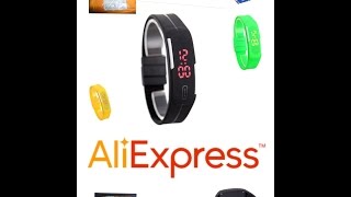 Распаковка Посылки Из Китая. Aliexpress Fitness watch Спортивные водонепроницаемые часы