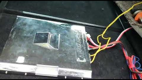 Audiobahn 12" subwoofer with audiobahn amplifier