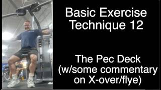 Basic Exercise Technique 13: The Pec Deck @lylemcdonaldisright