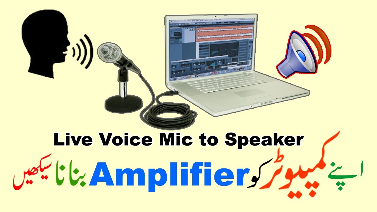 How to listen Live voice Microphone to Speaker in Computer/Laptop