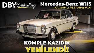 We Scrape W115, Restorate It!  MercedesBenz 220  Rust Repair, Complete Paintjob, Window Tints