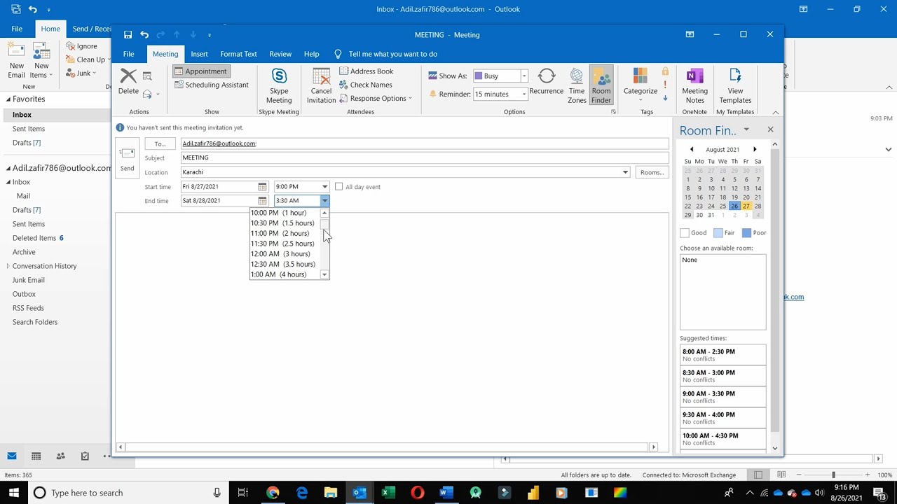 How To Send Meeting Invite In Outlook MAQ Guide YouTube
