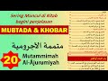 Mutammimah alajurumiyah 20 mubtada khobar sadda masaddal khobar musawwigh mubtada nakiroh