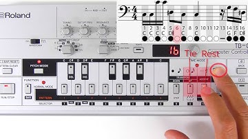 TB-03 Quick Start 05 "Pattern Write (Step Recording Mode)"