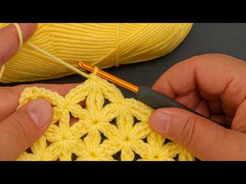 ⭐Nobody Believes This Crochet Stitch Is Only 1 Row! ✨