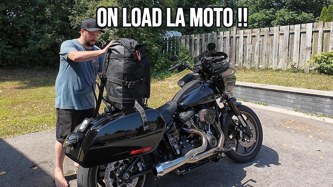 Ce que j'amène pour  survive 4 jours en moto-Camping dans les maritimes!!!!!