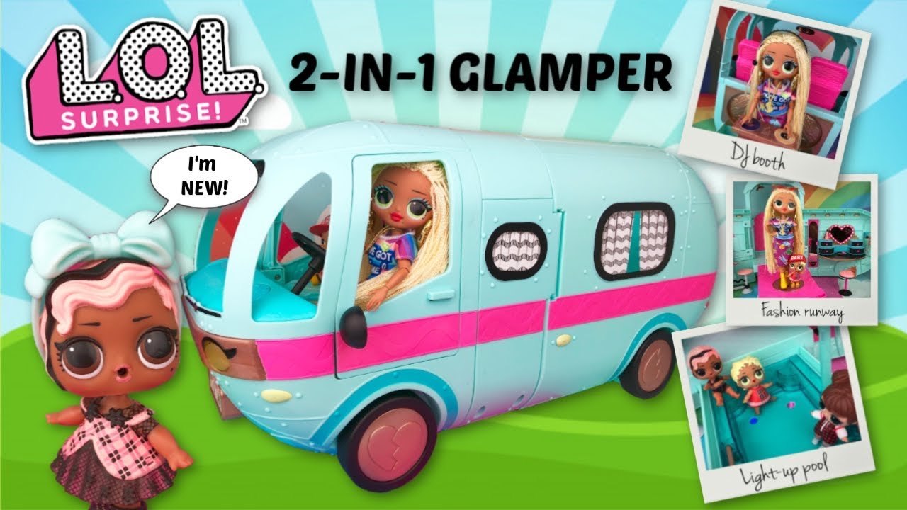 lol doll glamper van