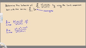 Limit Comparison Test for Series - Example 5 - Integral Calculus