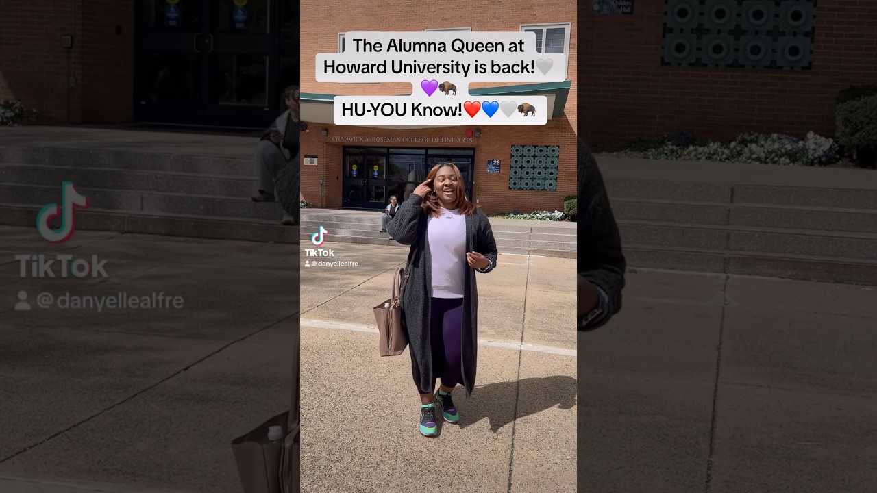 “I’m a Howard University Alumna.” 