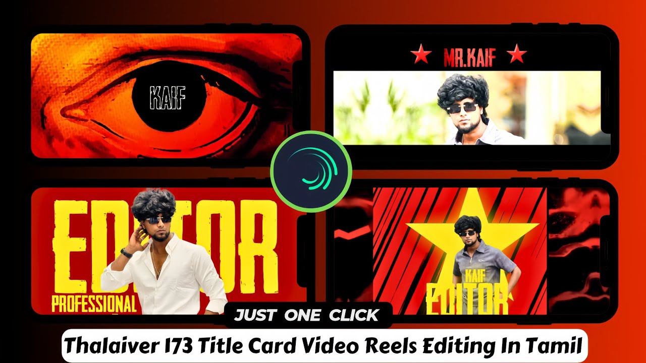 Thalaivar 173 Title card Editing in Alight Motion Tamil | Trending Thalaiver 173 Intro video Editing