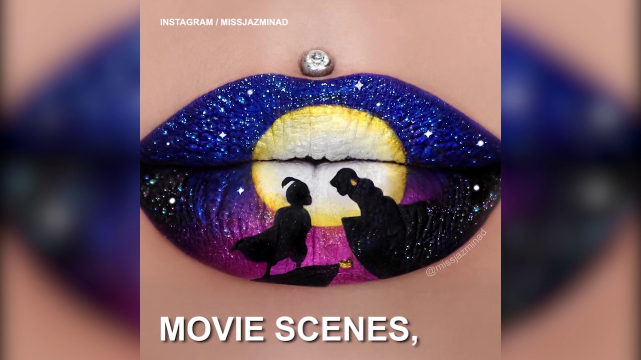 Instagram lip artist going viral