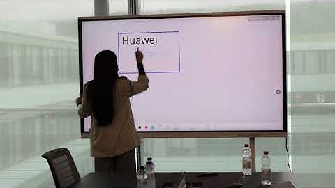 Huawei Ideahub: Demonstration Whiteboard-Funktionen