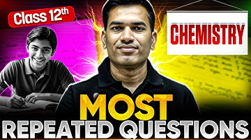 MP Board Class 12 Chemistry - Most Repeated Questions 🔥| Board 2026 Preparation | Vishnu Sir