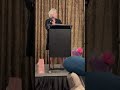 Peggy Englebert's retirement speech.