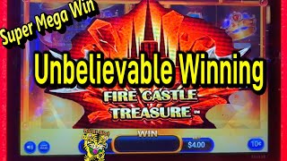 ★Can't believe it ! OMG 70 Free games ! SUPER MEGA BIG WIN !!★FIRE CASTLE TERASURE Slot (ags)☆栗スロ