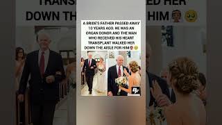 The man with her father's heart walked her down the aisle 😭❤️