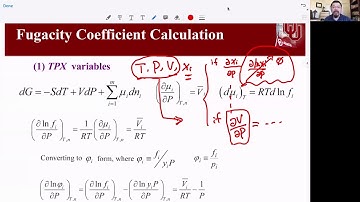 Fall 2020 Thermodynamics: Lecture 16, Fugacity Calculation Examples