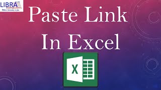 How to use Paste Link in Excel.