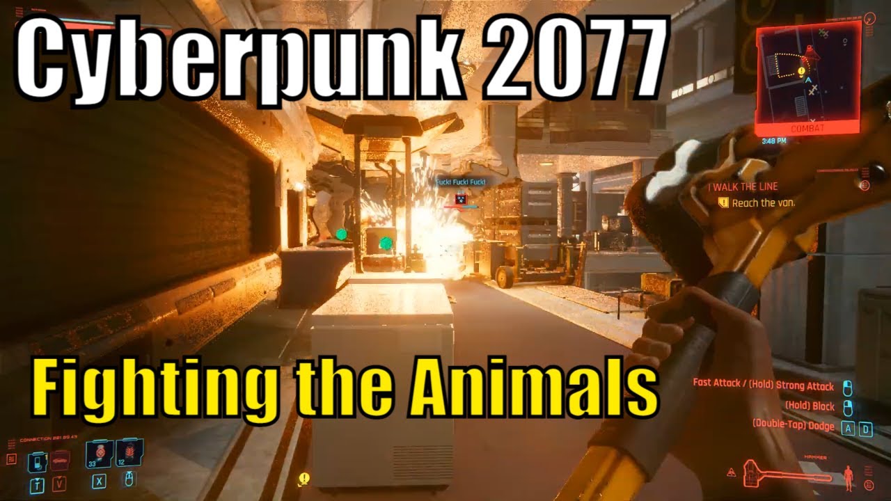 Fighting Against The Animals Gang In Cyberpunk 2077 YouTube