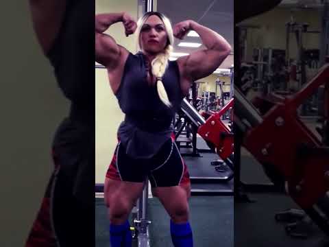 giant big monster nataliya amazonka#femalebodybuilding #nataliya #shorts #fitnessmodel #bodybuilding
