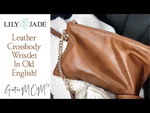 Lily Jade 'Brittany' Leather Travel Tote Bag / Organizer, - Old English Brandy Leather