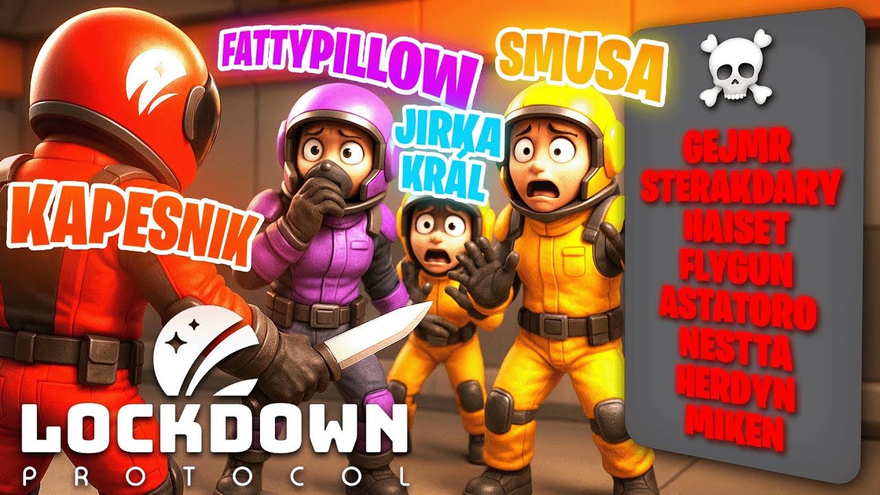 HRAJEME S NEJVETŠÍMI LEGENDAMI CZ/SK SCÉNY!🤯 LOCKDOWN PROTOCOL