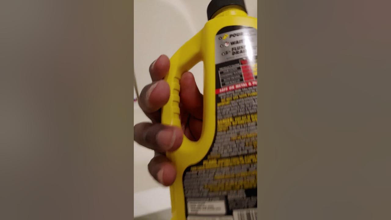 How To Unclogg A Tub drain with Drano Max gel part 1 YouTube