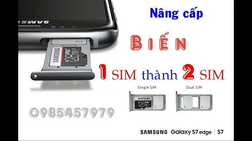 Convert any Galaxy S7 (Edge) Exynos single SIM to dual SIM