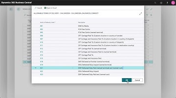 Shipment Methods - LogTrade Connect for Microsoft Dynamics 365 Business Central