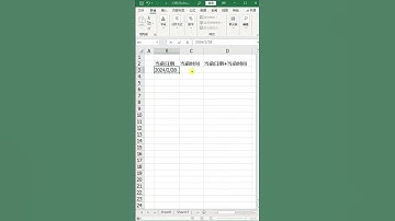 使用组合键快速输入当前日期及时间 #excel #快捷键 #组合键 #当前日期 #当前时间
