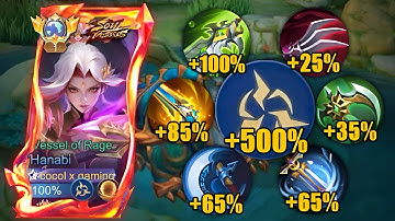 NEW HANABI BEST HIGH DAMAGE HACK BUILD 2025!😱 THIS BUILD IS LITERALLY BROKEN! ( PLS TRY THIS BUILD )