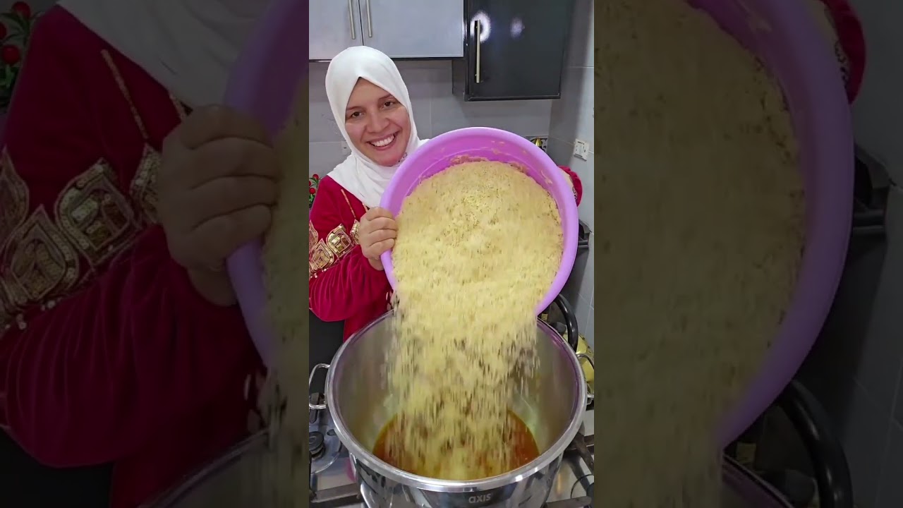 طبخت ١٠ كيلو لحمة ورز بسمتي ووزعتهم وجبات! شوفوا الكمية! 😱🍛