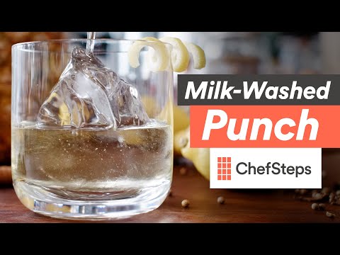 Make an Amazing Cocktail: Milk-Washed Rum Punch